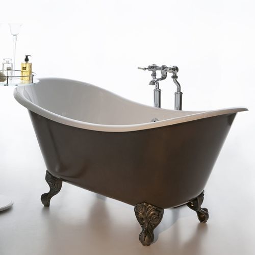 Ovale Badewanne - IMPERIUM - Albion Bath Co - auf Füßen / in Wandnähe / für Wohnungen