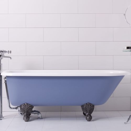 Badewanne auf Füßen - SOLUS - Albion Bath Co - in Wandnähe / für Wohnungen / Verbundwerkstoff