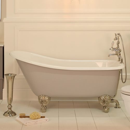 Badewanne auf Füßen - NEPTUNE - Albion Bath Co - in Wandnähe / für Wohnungen / Verbundwerkstoff