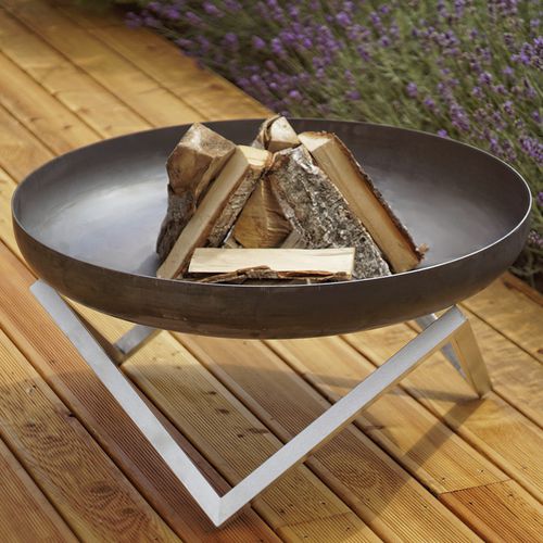 Garten-Feuerstelle / Holz - MEMEL - CURONIAN - Edelstahl / Kohlenstoffstahl