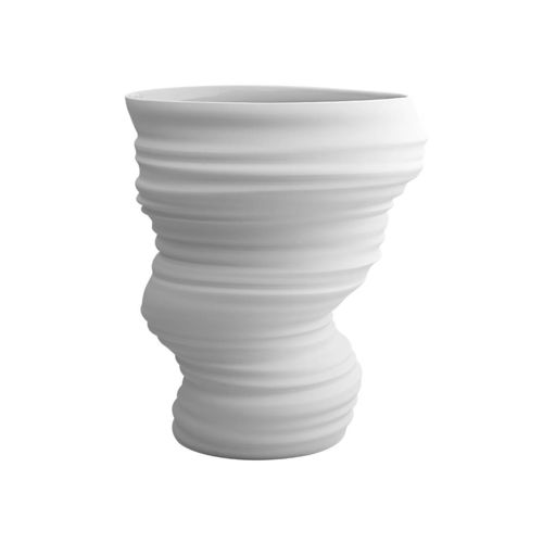 Moderne Vase - VORTEX - VISTA ALEGRE - Porzellan / von Ross Lovegrove / weiß