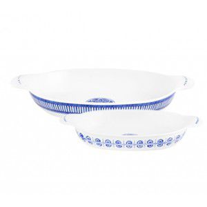 Service-Teller - AZURE LUX - VISTA ALEGRE - oval / Porzellan / für Hotels