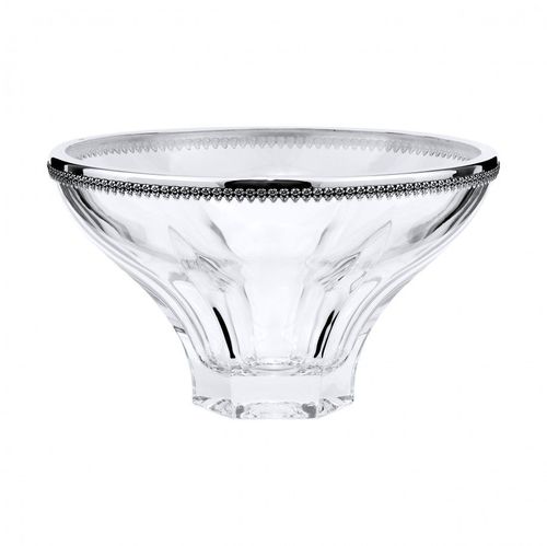 Obstschale / versilbertes Metall - MARBELLA - TOPAZIO - Glas