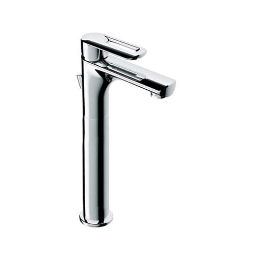 Einhebelmischer für Waschtisch - NEVA: 133310P - Rubinetterie Eurorama spa - Aufsatz / aus verchromtem Metall / für Badezimmer