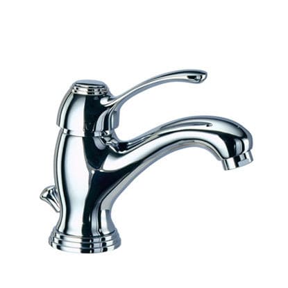 Einhebelmischer für Waschtisch - DODO: 16310 - Rubinetterie Eurorama spa - Aufsatz / thermostatisch / aus verchromtem Metall