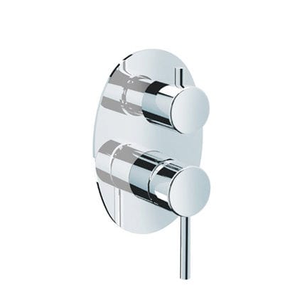 Einhebelmischer für Dusche - PE730333 - Rubinetterie Eurorama spa - Einbau / aus verchromtem Metall / für Badezimmer