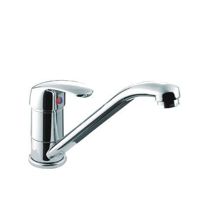 Aufsatz-Einhebelmischer - RENO: 12500M - Rubinetterie Eurorama spa - aus verchromtem Metall / für Küche / 1-Loch