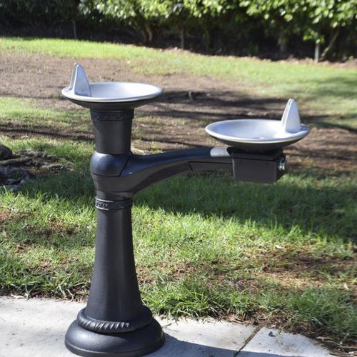 Trinkbrunnen für Außenbereich - NEW YORK - CANTERBURY DESIGNS - Edelstahl / Eisen