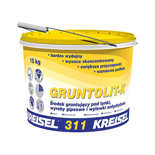 Grundierung für Beton - GRUNTOLIT-K 311 - Kreisel - für Gips / für Ziegel / Acryl