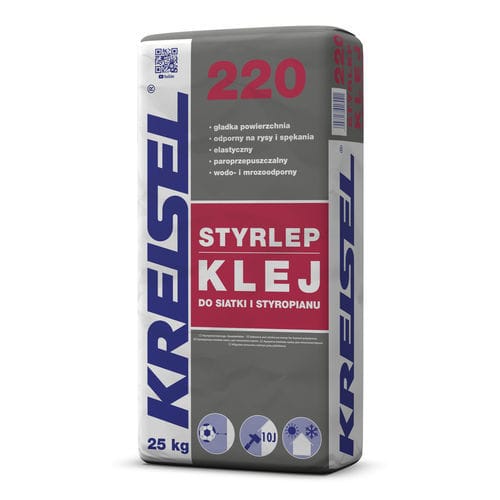 Verguss-Klebemörtel - STYRLEP 220 - Kreisel - wasserdicht / wärmeisoliert / für Wärmedämmverbundsysteme WDVS