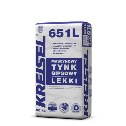 Gipsputz - 651 L - Kreisel - zur Endbearbeitung / für den Innenraum / für Wohnhaus