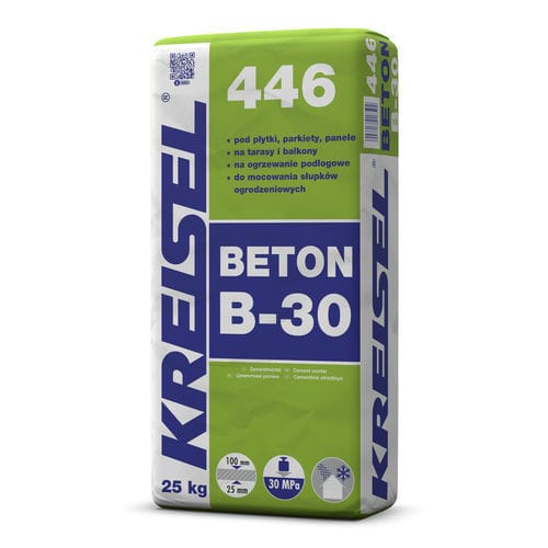 Mörtel für selbstnivelierenden Estrich - B-30 446 - Kreisel - wasserdicht / für Estrich / für Beton