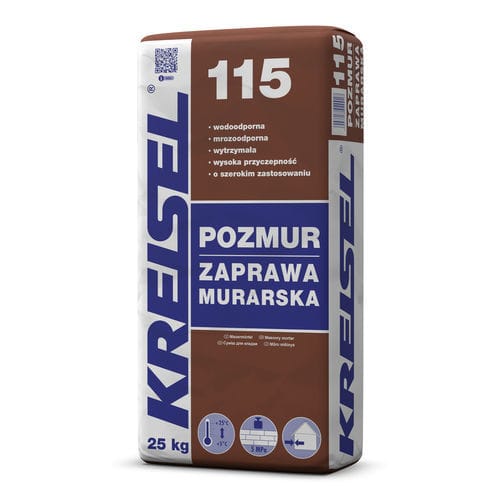 Selbstklebender Mörtel - POZMUR 115 - Kreisel - wasserdicht / für Beton / auf Zement- und Kalkbasis