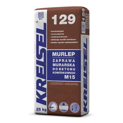 Mörtel für Verfugung - MURLEP 129 - Kreisel - wasserdicht / für Gasbeton / für Mauerwerk