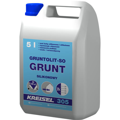 Gestrichene Grundierung - GRUNTOLIT-SO 305 - Kreisel - auf Acrylharzbasis / wasserbasiert / Polymer