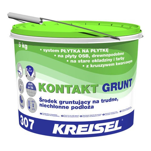 Grundierung für Holz - KONTAKT GRUNT 307 - Kreisel - gestrichen / für Beton / Acryl