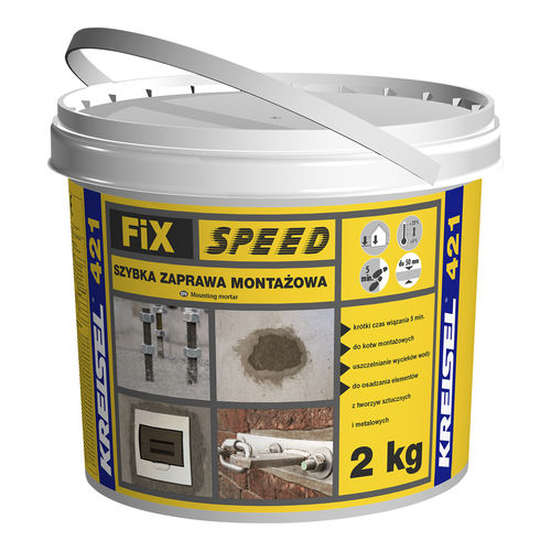 Montagemörtel - FiX SPEED 421 - Kreisel - für Verfugung / wasserdicht / für Metallbewehrung