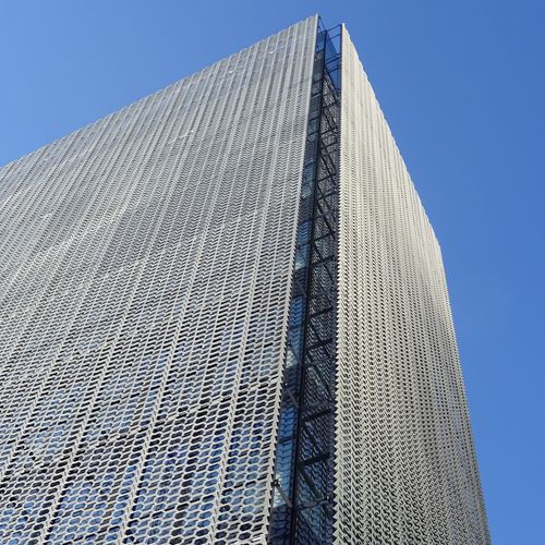 Paneel-Fassadenverkleidung - TETRIS® STEP - Cantori srl - Aluminium / zum Einrasten / profiliert