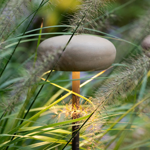 Leuchtpoller für Garten - OOLITE SMOOTH 1112A - 9010 novantadieci - modern / Edelstahl / LED