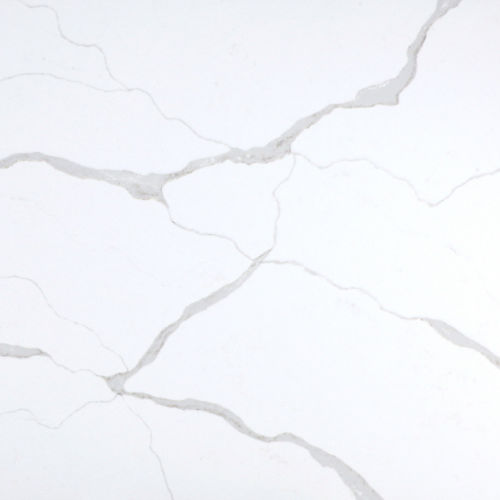 Naturstein-Arbeitsplatte - MONACO WHITE MW123 - Radianz - Quarz / für Küche