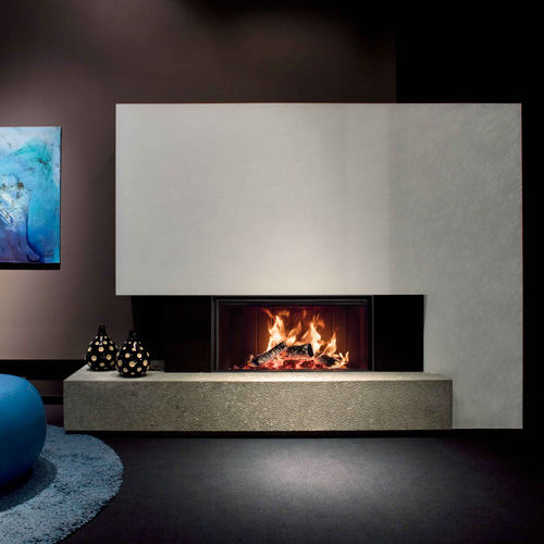 Holzkamin - KALFIRE HEAT PURE W105/47F - Bespoke Fireplace Designs - Einbau / Einseitig / geschlossene Feuerstelle