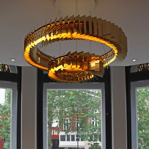 Moderner Kronleuchter - NIVALA - cameron designhouse - Messing / für Gewerbegebrauch / LED