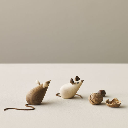 Ahornholzskulptur - MICE - lucie kaas