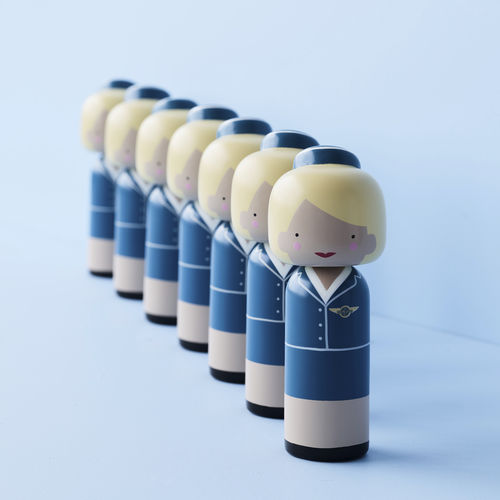 Holzskulptur - PAN AM - lucie kaas