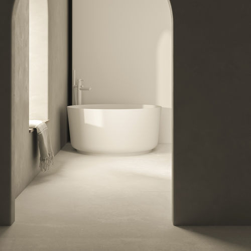 Runde Badewanne - Taal - Nuovvo - freistehend / für Wohnungen / Verbundwerkstoff