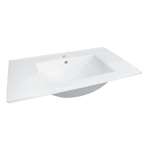 Einbauwaschbecken - CLASSIC F45/F39 - Decosan - Keramik / individuell gestaltbar / mit Spiegel
