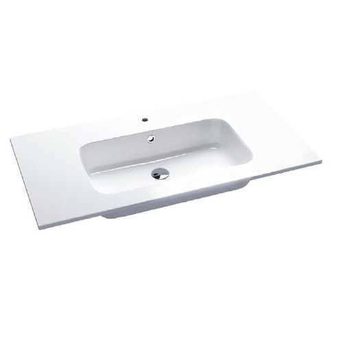 Einbauwaschbecken - HARD - Decosan - Corian® / mit integrierter Waschtischplatte / Mehrfach