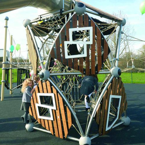 Klettergerüst für Spielplätze - DOUBLE BOO - Berliner Seilfabrik GmbH & Co.