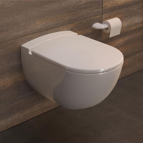 Wandhängendes WC - NAUTILUS - Valadares - Edelstahl / modern