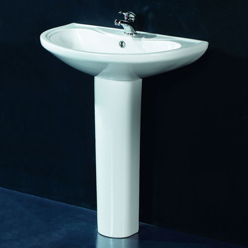 Wand-Waschbecken - OCEANUS - Valadares - Keramik / D-förmig / modern