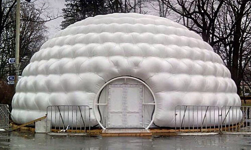 Traglufthalle für Events - ICE BAR - HOLSTROY - für Sportanlage / für Flughafen / für Ausstellungen