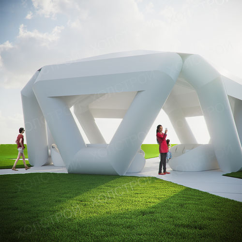 Traglufthalle für Events - SHADE SHELTERS - HOLSTROY - für öffentliche Bereiche / für Spielplätze / für Büro