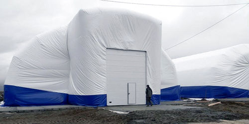 Traglufthalle für Flughafen - EQUIPMENT HANGAR - HOLSTROY - für Lagerung / für industrielle Nutzung