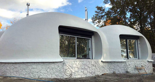 Bungalow-Stil-Haus - DOMESTIC - HOLSTROY - umweltfreundlich / energiesparend / organisch