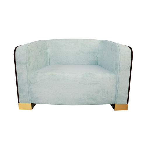 Modernes Sofa - SCARLETT - By Swans - Samt / maßgefertigt / Ebenholz