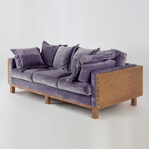 Modernes Sofa - ANKARA - MAPSWONDERS - Stoff / Polster / schwarz