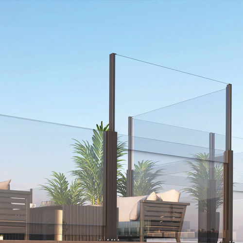 Glas-Windschutzwand - LIFT MOTION PLUS - BYART GROUP - für Gewerbegebrauch