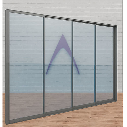 Glas-Windschutzwand - SLIDEMOTION - BYART GROUP - für Gewerbegebrauch