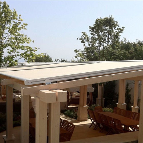 Fallarmmarkise - OAK - BYART GROUP - manuell / für Gewerbegebrauch / für Terrasse
