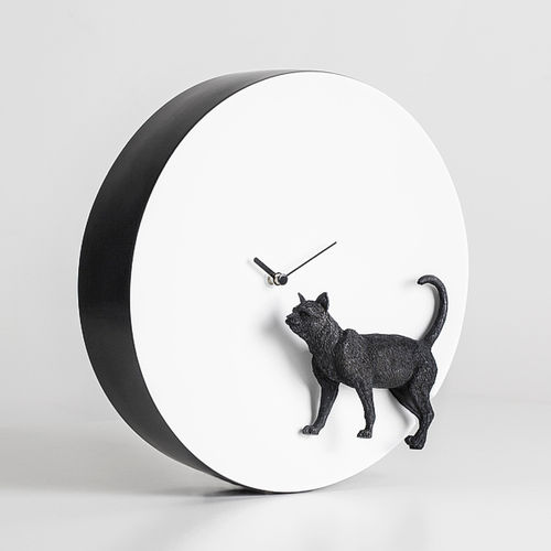 Uhr / originelles Design - MOON X CLOCK - Haoshi - wandmontiert / Analog / Harz