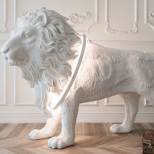 Stehleuchte - LION X LIGHTING  - Haoshi - Eisen / Glasfaser / originelles Design