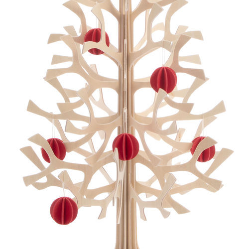 Sperrholz-Christbaumschmuck - BAUBLE SMALL - dESIGNoBJECT - für Wohnhaus