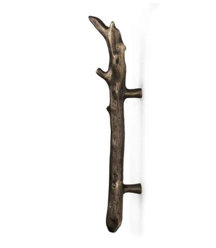 Türstoßgriff - TWIG EA1044 - PullCast - Messing / gebürstetes Messing / originelles Design