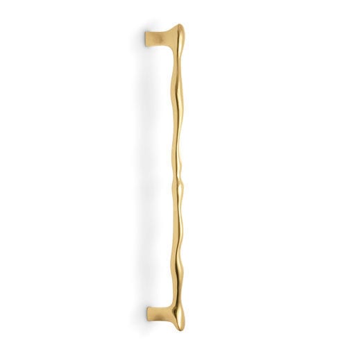 Türstoßgriff - Nouveau EA1087 - PullCast - poliertes Messing / gebürstetes Messing / Jugendstil