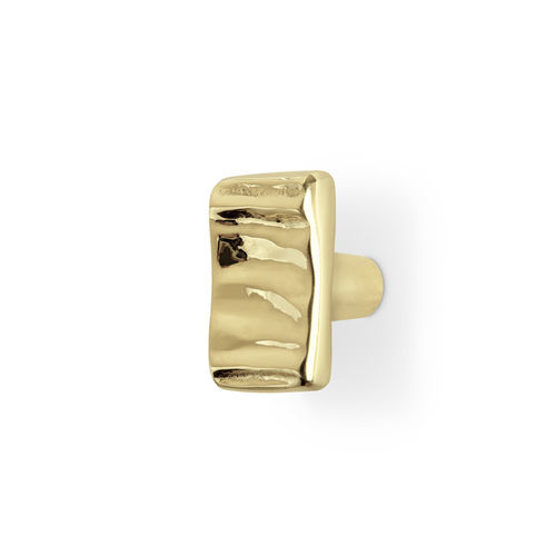 Moderner Möbelknopf - Baruka CM3053 - PullCast - poliertes Messing