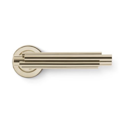 Türgriff - Brubeck TW5016L/R - PullCast - Messing mit Goldauflage / modern / für Privatgebrauch